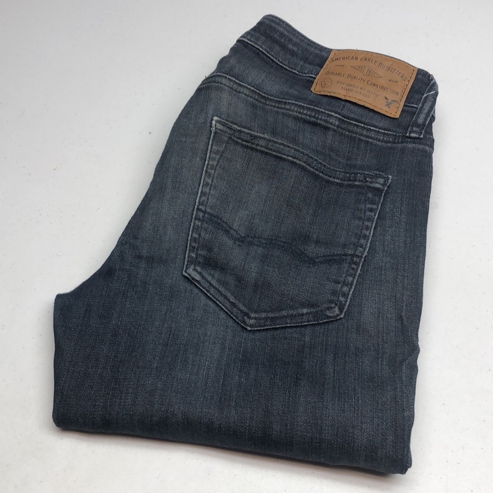 VINTAGE MENS AMERICAN EAGLE SLIM JEANS JEANS 28x30 🦅